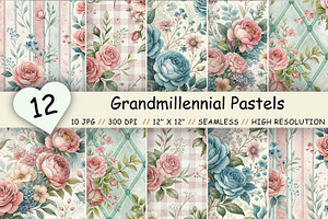 Grandmillennial Pastels Pattern