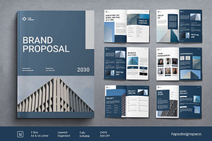Brand Proposal Template, a Magazine Template by Haps Space