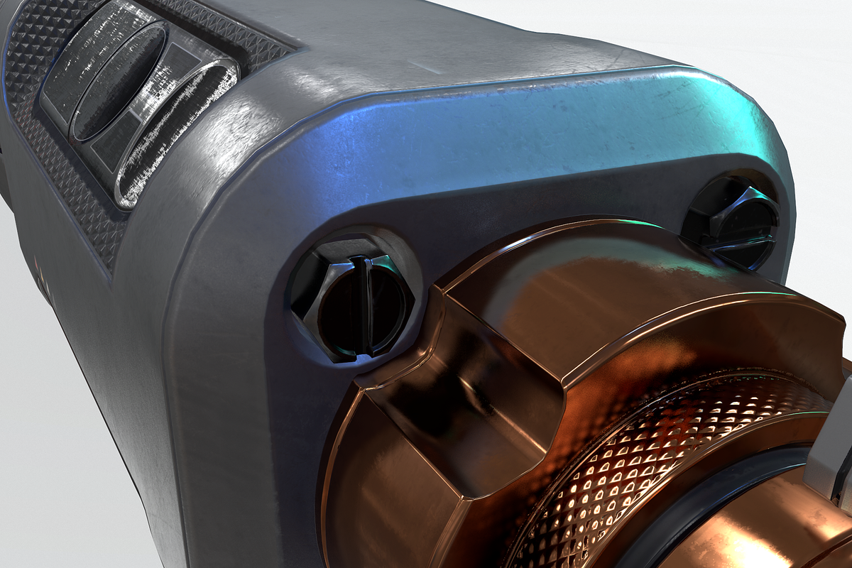 Sonic Screwdriver Sci-Fi PBR, an Object 3D Model by Daniel Mikulik (Photo 25 of 25)