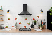 Watercolor Tomato Clipart, Vegetable, a Food Illustration by BrushstrokeArtGB (Thumbnail 6 of 9)