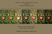 RUSTIC GARDEN EDITORIAL PRESETS, a Preset Add-On by Yulia Furman (Thumbnail 4 of 8)