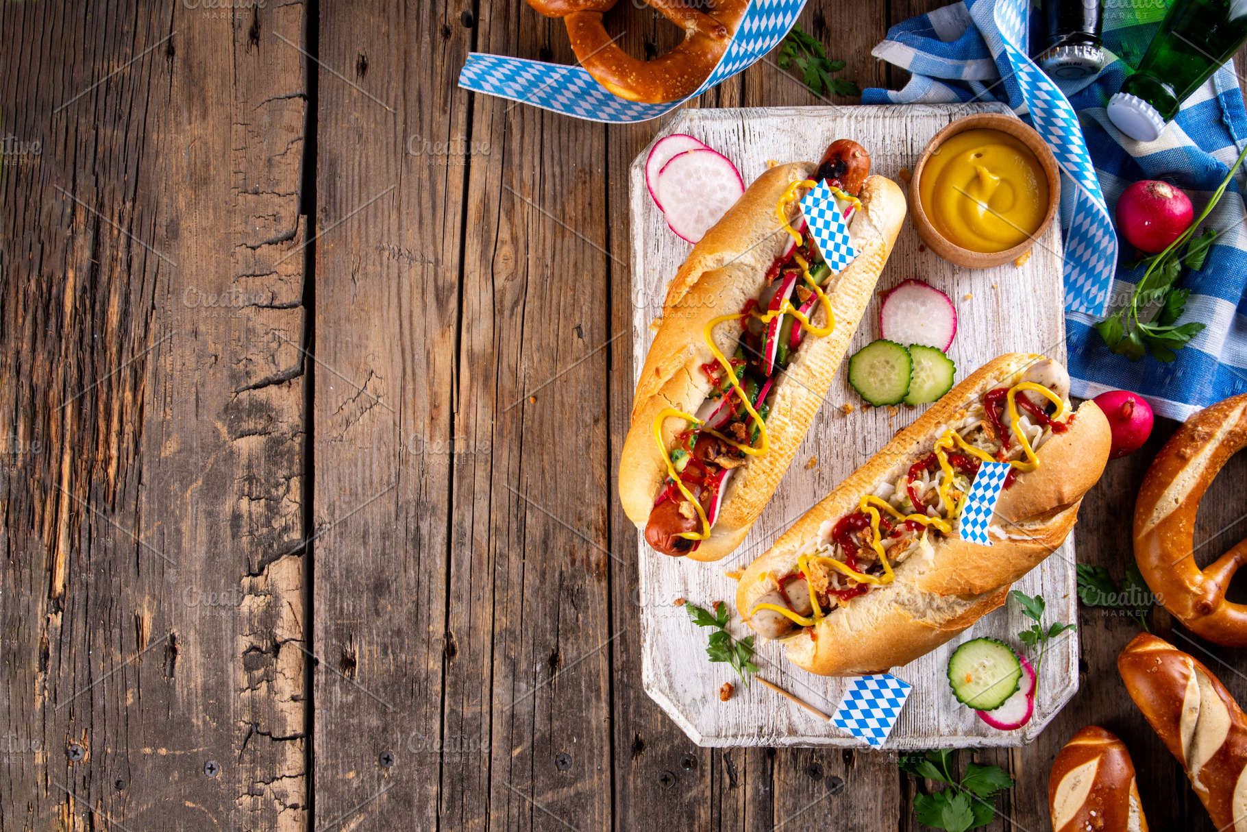 Tasty Oktoberfest hotdogs, a Food & Drink Photo by Rimma