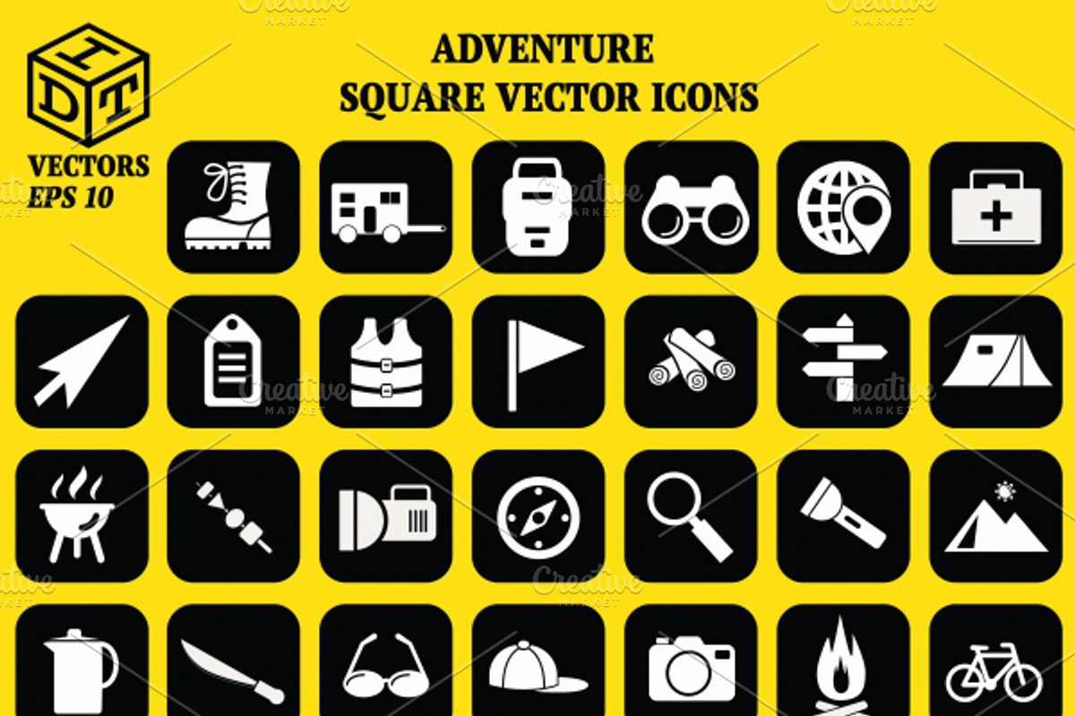 Adventure Icons, an Icon by Idette Designs™