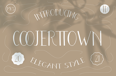 Coojertown - Condensed Font