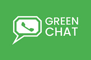 Green Chat - Messenger App Logo, a Branding & Logo Template by Creattlle (Thumbnail 3 of 4)