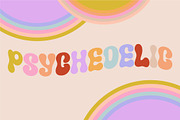 Vintage Psychedelic Font, a Serif Font by Anna Zakharchenko (Thumbnail 3 of 11)
