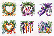 Easter carrot clipart, an Illustration by RobertsArt (Thumbnail 6 of 7)