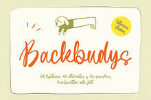 Backbudys Handwritten Ink Font