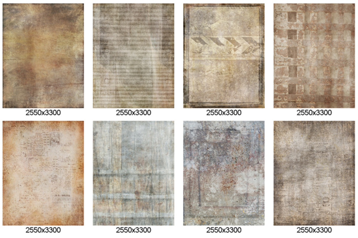 Printable Backgrounds - Set 02, a Texture Graphic by Gwenhw (Photo 2 of 2)