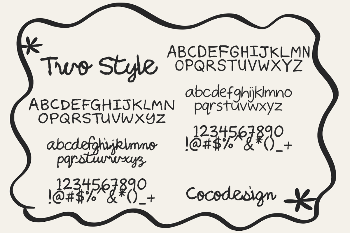 Just Write – Natural Handwriting, a Handwritten Font by cocodesign (Photo 2 of 8)