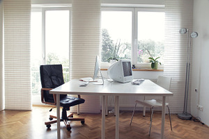 Home office stock photo containing study and business