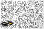 Space Objects & Elements Set, an Object Graphic by BALABOLKA (Thumbnail 3 of 4)