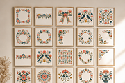 Floral Modern Folk clipArt Whimsy, a Decorative Illustration by HeavensStar (Thumbnail 4 of 6)