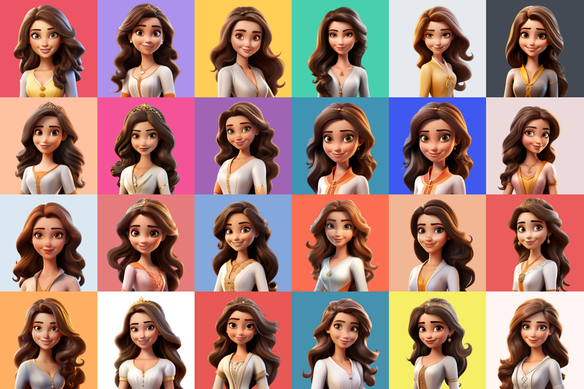 125 Animoji Avatars - Disney Princes, a Characters & Person 3D Model by Digital Blood (Photo 4 of 9)