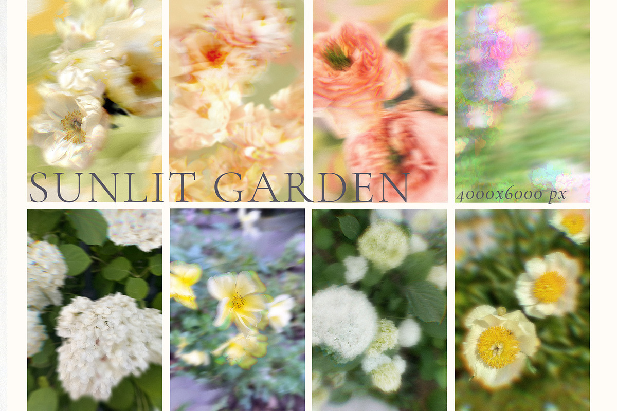Blurry Flowers Abstract Backgrounds, a Background Graphic by Yuliya Derbisheva (Photo 5 of 12)