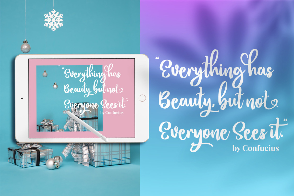 Bitten Amore - Script Font preview 8