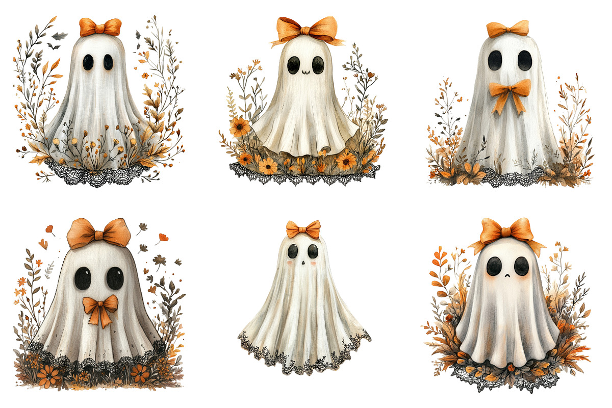 Girly Spooky Season Png, an Illustration by SinaCreation (Photo 5 of 7)