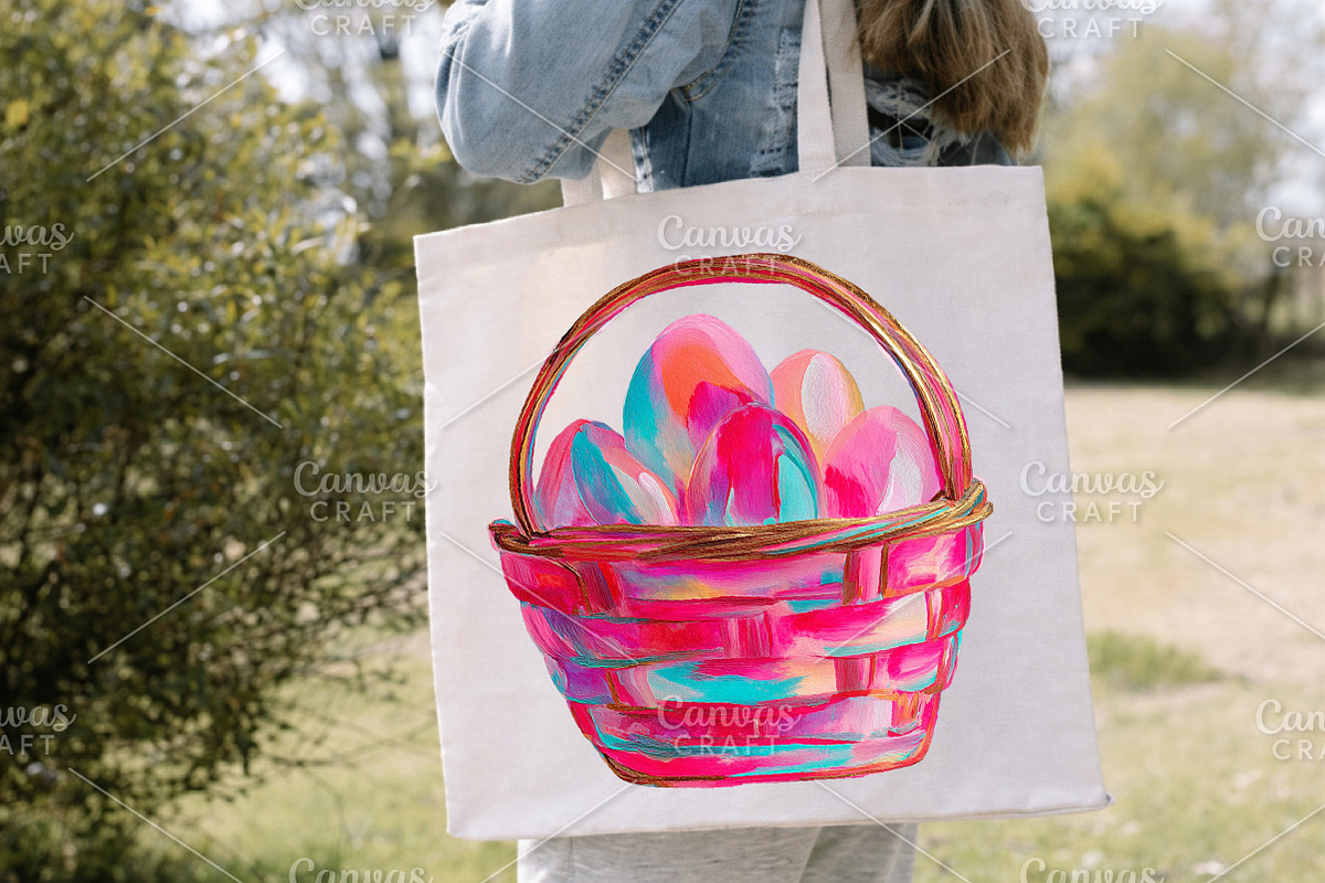 Pastel Brushstroke Easter Clipart, an Illustration by Canvas Craft (Photo 6 of 7)