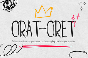 Orat-oret / Handwriting Font