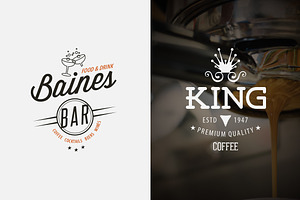 9 Modern Vintage Logo Templates