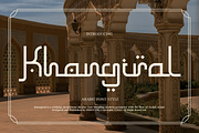 Khangiral - Monolinear Arabic Font, a Symbol Font by Indotype Foundry (Thumbnail 1 of 10)