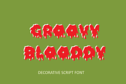 groovy blooddy script font, a Script Font by oldman.creative .co (Thumbnail 2 of 5)