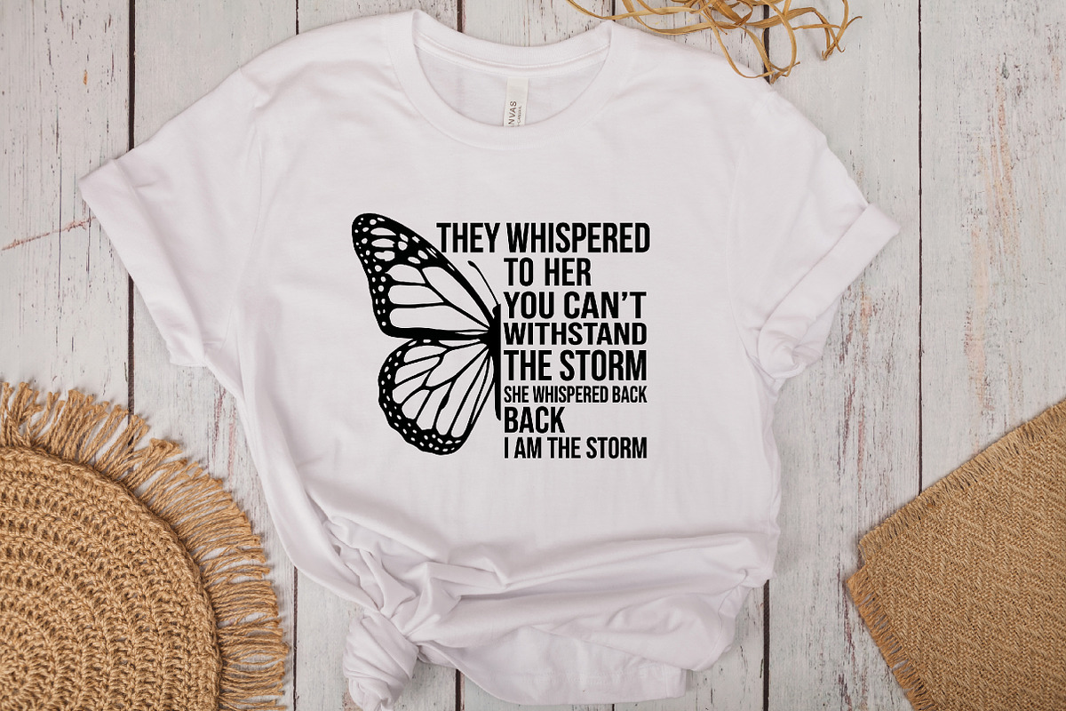 Butterfly Inspirational Quote PNG, an Object Graphic by CraftArtStudio (Photo 3 of 4)