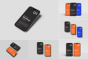 iPhone 15 Pro Max Mockups, an iPhone Mockup by AndikaGraphic (Thumbnail 1 of 7)