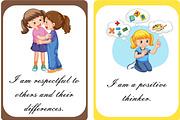 Positive Affirmation FlashCards Kids, a Card Template by DigitalsDesigns (Thumbnail 6 of 6)