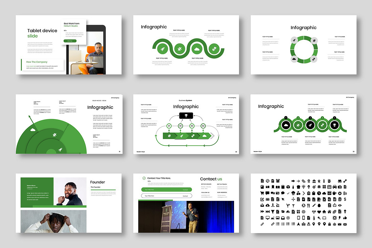 Helium - Business Google Slide Templ, a Presentation Template by Dens Creative Studio (Photo 5 of 6)