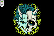 HALF DEMON - design, an Illustration by Behold creative supply (Thumbnail 1 of 3)