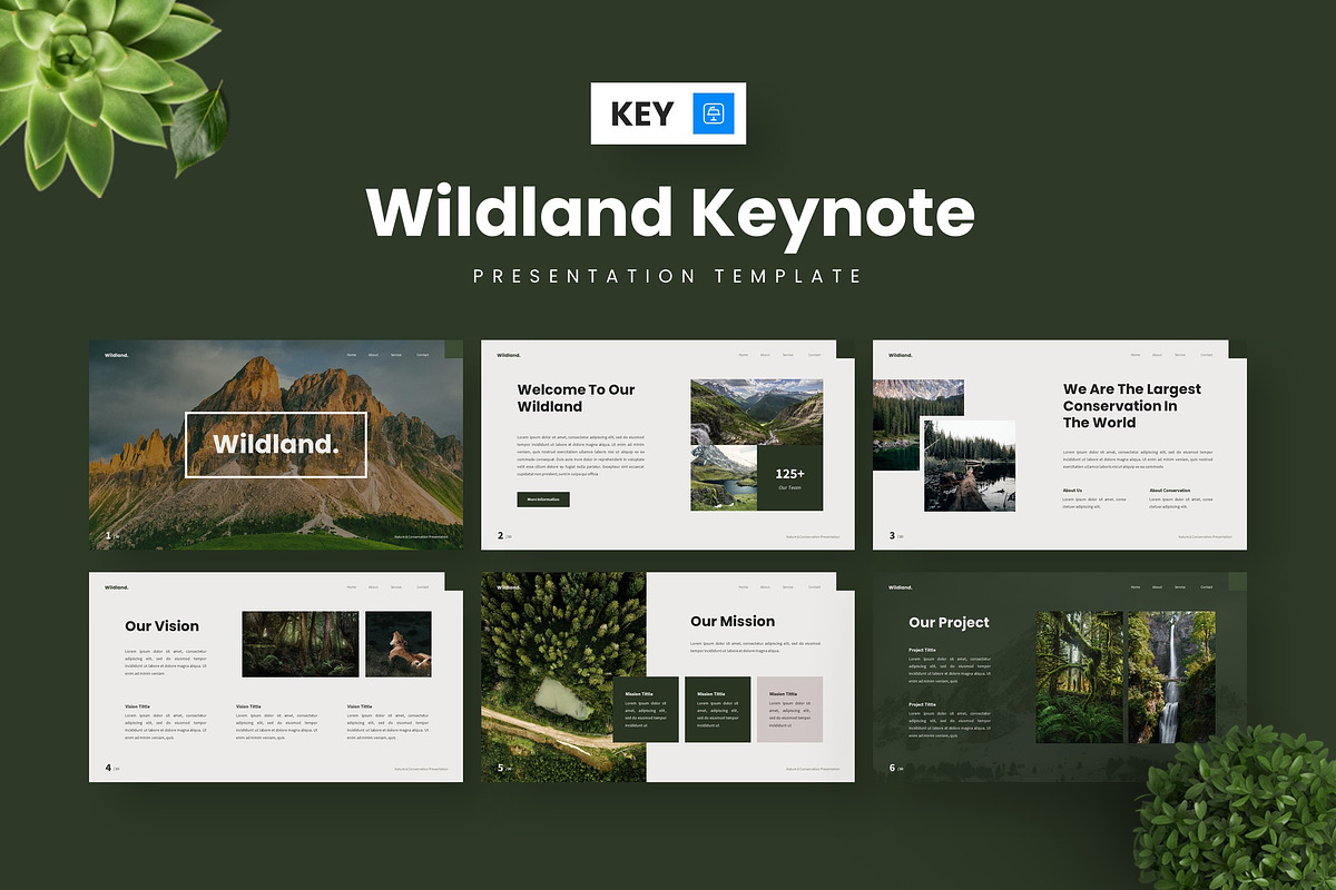 Wildland - Keynote Templates, a Presentation Template by Deepslide Studio (Photo 4 of 7)