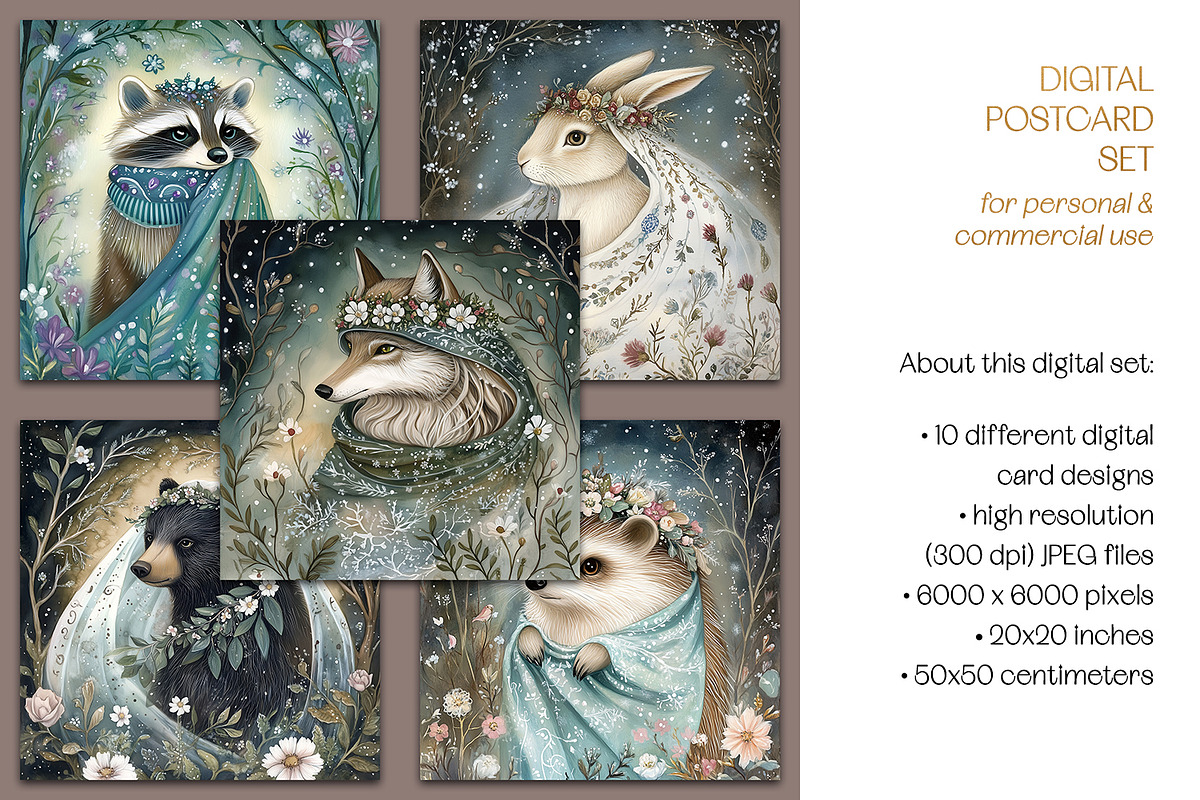 Imbolc Animal Illustrations, an Animal Illustration by The Dutch Lady Designs (Photo 5 of 7)