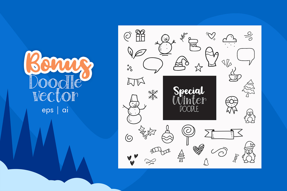 Special Winter 5 Font + Bonus preview 8
