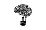 Creative Brain Light Bulb Bundle, an Object Illustration by Designs_River (Thumbnail 23 of 29)