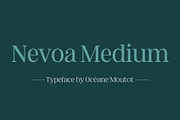 Nevoa Medium, a Script Font by OceaneM (Thumbnail 1 of 7)
