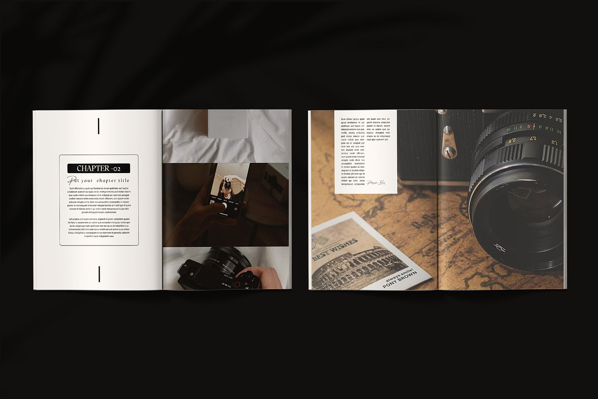 Photo Album Book Template, a Magazine Template by ArtisanaAura (Photo 5 of 14)