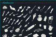 Hand-drawn Cooking and Food Icons, a Decorative Illustration by Margo Miller (Thumbnail 8 of 48)