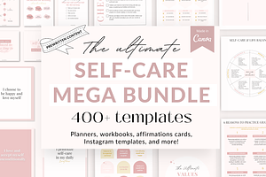 Self-care Bundle Canva Template