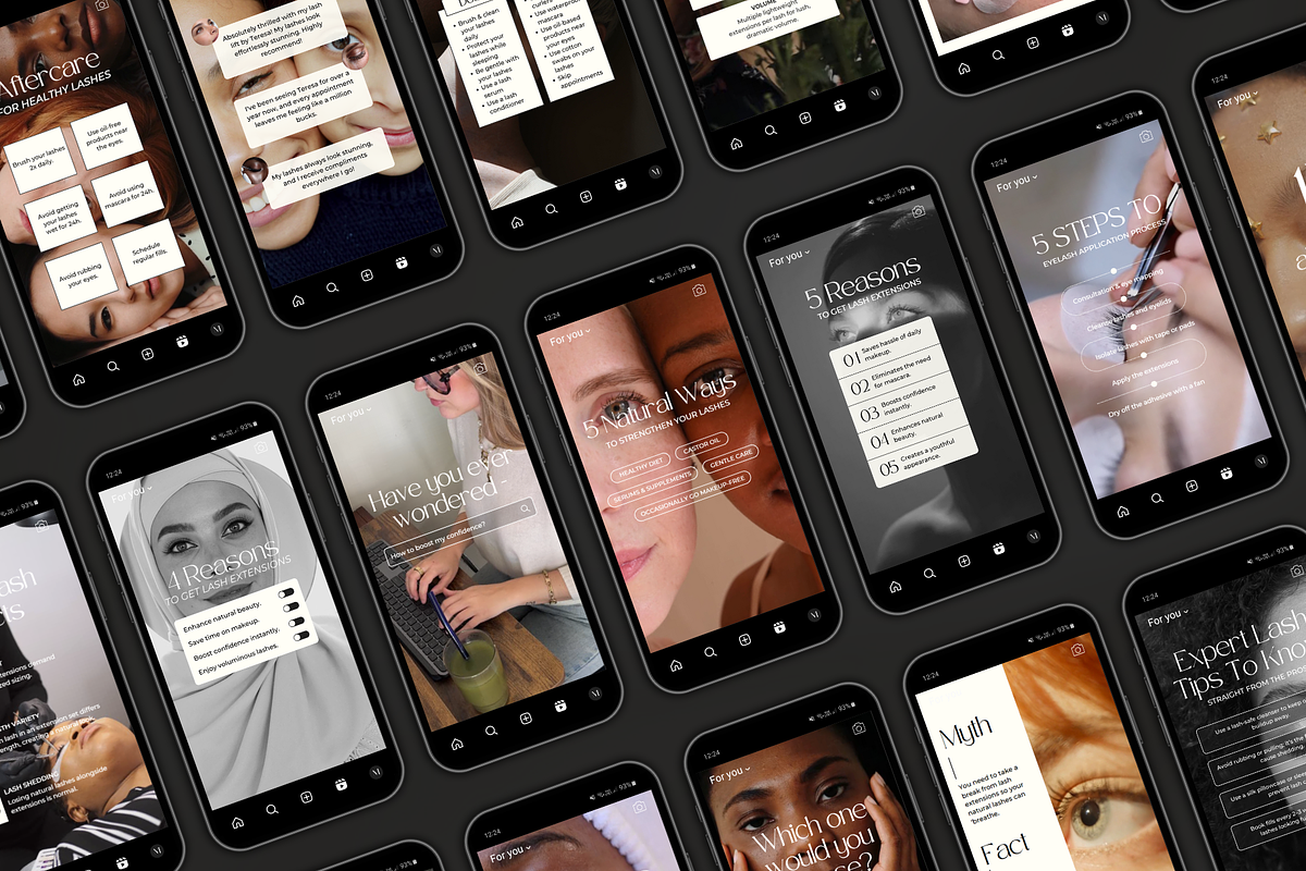 Lash Tech Instagram Reels Templates preview 5