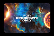 Procreate Galaxy Brushes, a Brush Add-On by Nurmiftah (Thumbnail 7 of 10)
