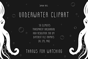  Underwater  Seaworld clipart, an Animal Illustration by Samnay Arts (Thumbnail 7 of 7)