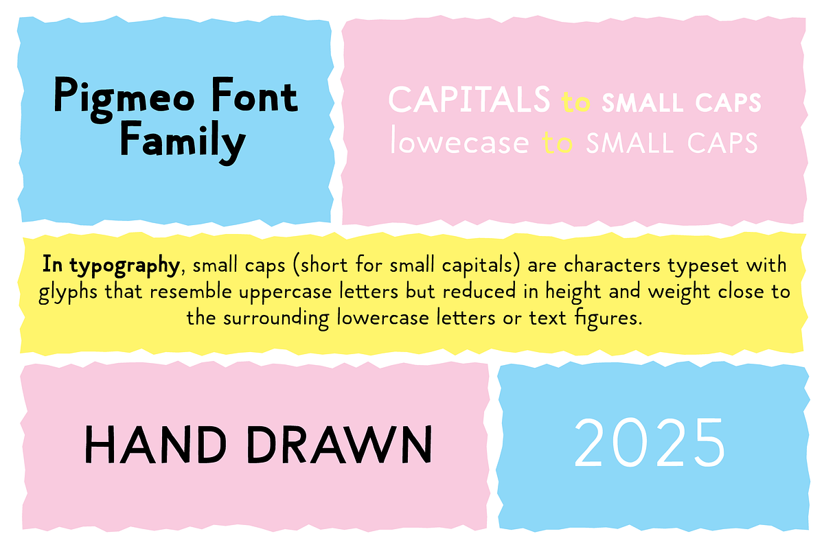 Pigmeo Font Family, a Font by Ahmet Altun (Photo 4 of 4)