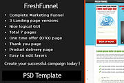 Freshfunnel PSD Template, a Websites & App Template by templatation (Thumbnail 1 of 5)