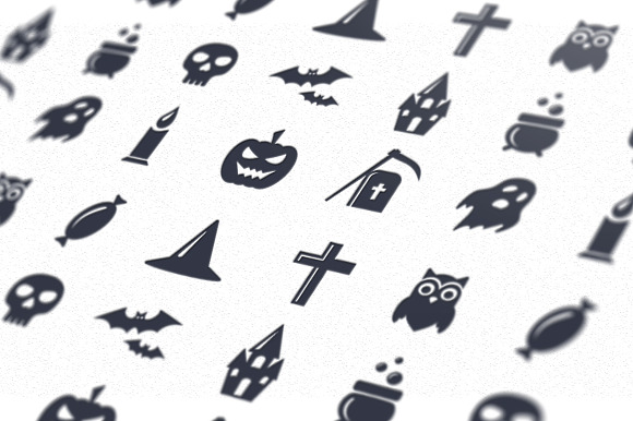 Simple Halloween Icons