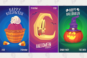 Halloween posters set7