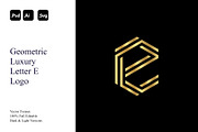 Geometric Luxury Letter E Logo, a Branding & Logo Template by Luxury Logos (Thumbnail 1 of 4)