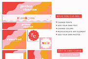 Etsy Shop Kit Bright Boho, a Branding & Logo Template by Macarons and Mimosas (Thumbnail 7 of 9)