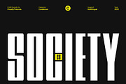 CS Society – Condensed Font, a Sans Serif Font by Craft Supply Co. (Thumbnail 1 of 8)
