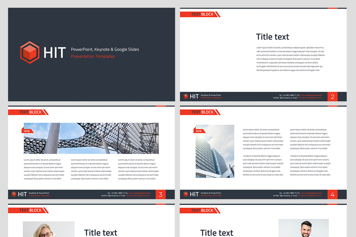 HIT - Professional Google Slides, a Presentation Template by HiSlide.io